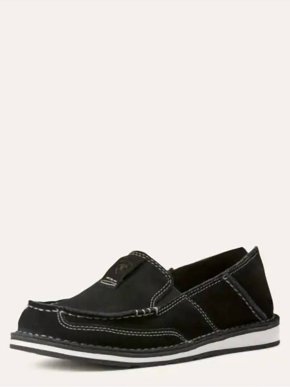 ARIAT SIZE 9 B WOMEN'S CRUISER 10027355 BLACK SUEDE SLIP ON SHOES EUC
